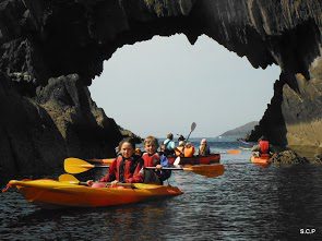 Kayaking to Sea Arch Cape Clear