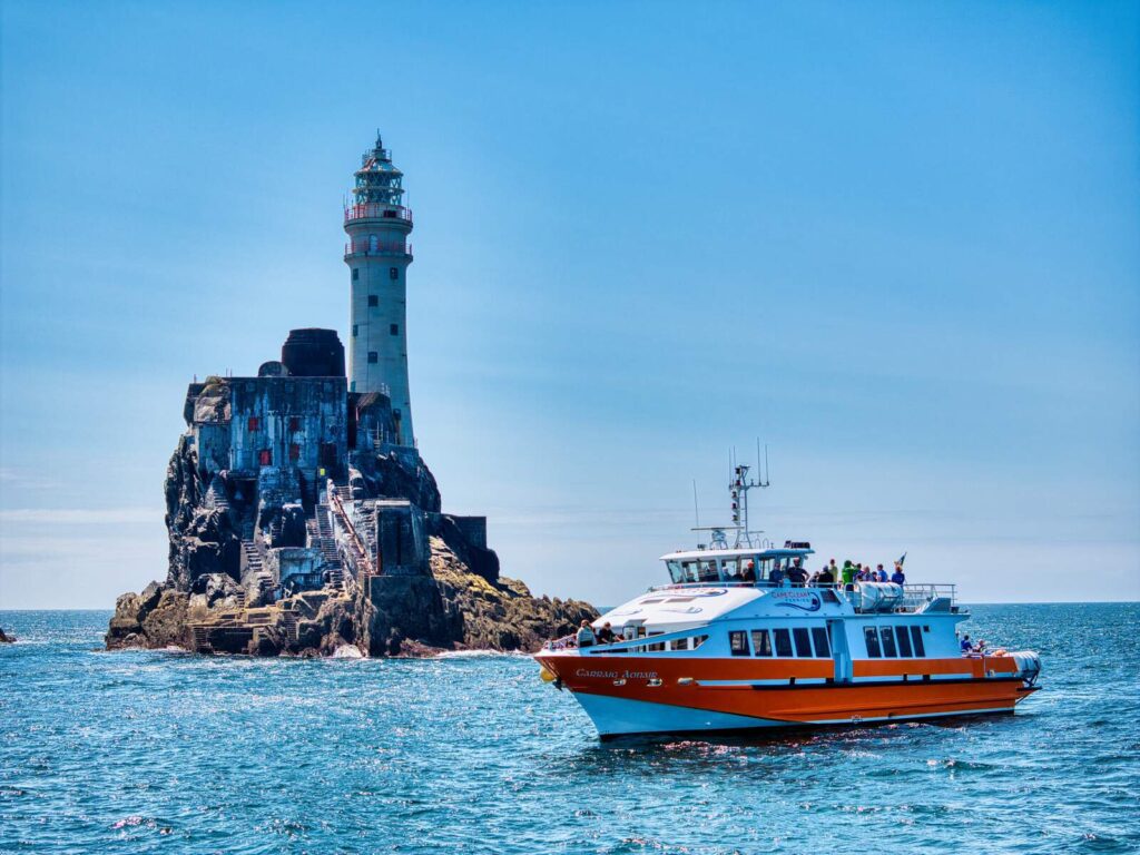 New Fast Ferry Carraig Aonair Cape Clear Island at the Fastnet Rock