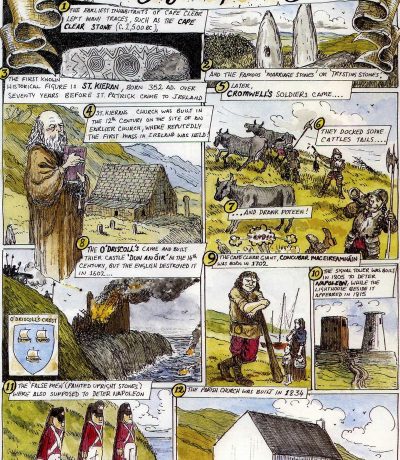 Cape Clear History Cartoon