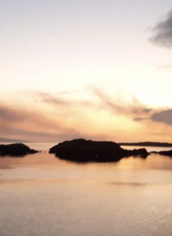 On the way to Cape Clear evening time