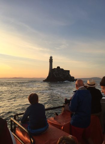 evening fastnet rock lighthouse